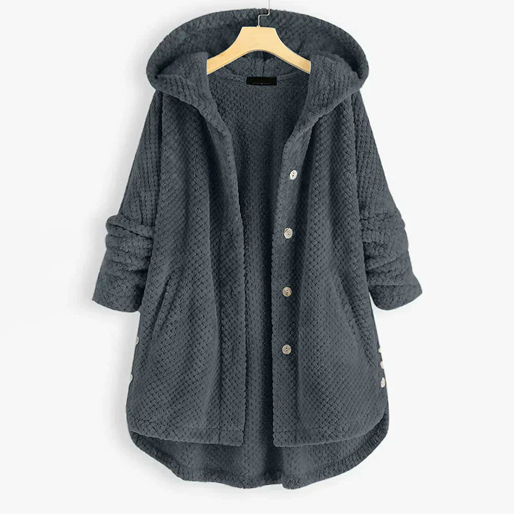 DANA | RIBBET JACKE MIT KAPUZE - Nordic Boutique &amp; Co.