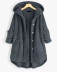 DANA | RIBBET JACKE MIT KAPUZE - Nordic Boutique & Co.