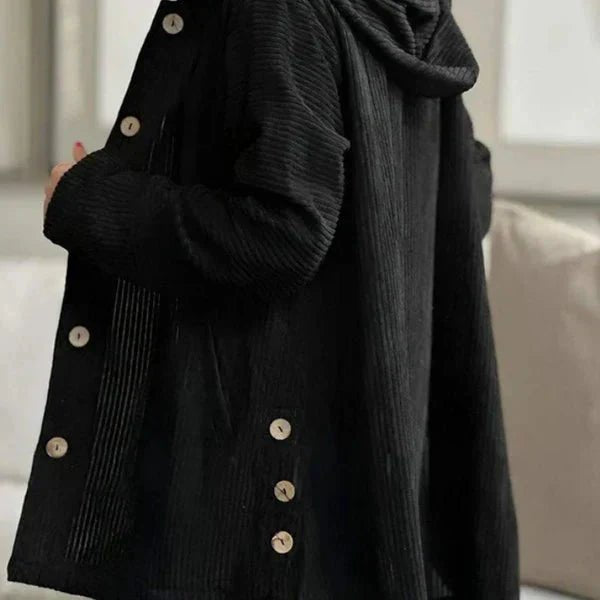 DANA | RIBBET JACKE MIT KAPUZE - Nordic Boutique &amp; Co.