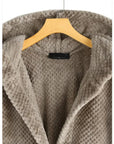 DANA | RIBBET JACKE MIT KAPUZE - Nordic Boutique & Co.