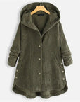 DANA | RIBBET JACKE MIT KAPUZE - Nordic Boutique & Co.