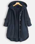 DANA | RIBBET JACKE MIT KAPUZE - Nordic Boutique & Co.