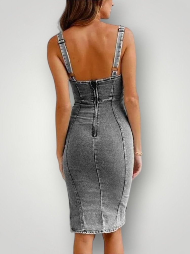 Denimkleid mit eleganter Silhouette - Nordic Boutique &amp; Co.