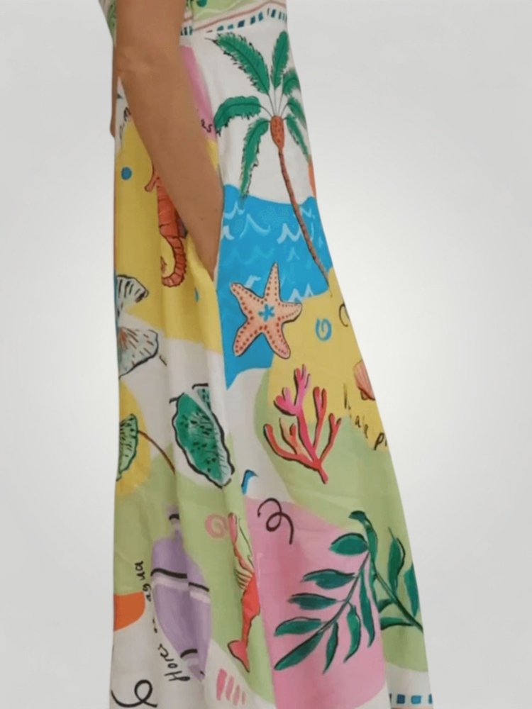 Druckkleid mit Eleganz für jeden Anlass - Nordic Boutique & Co.