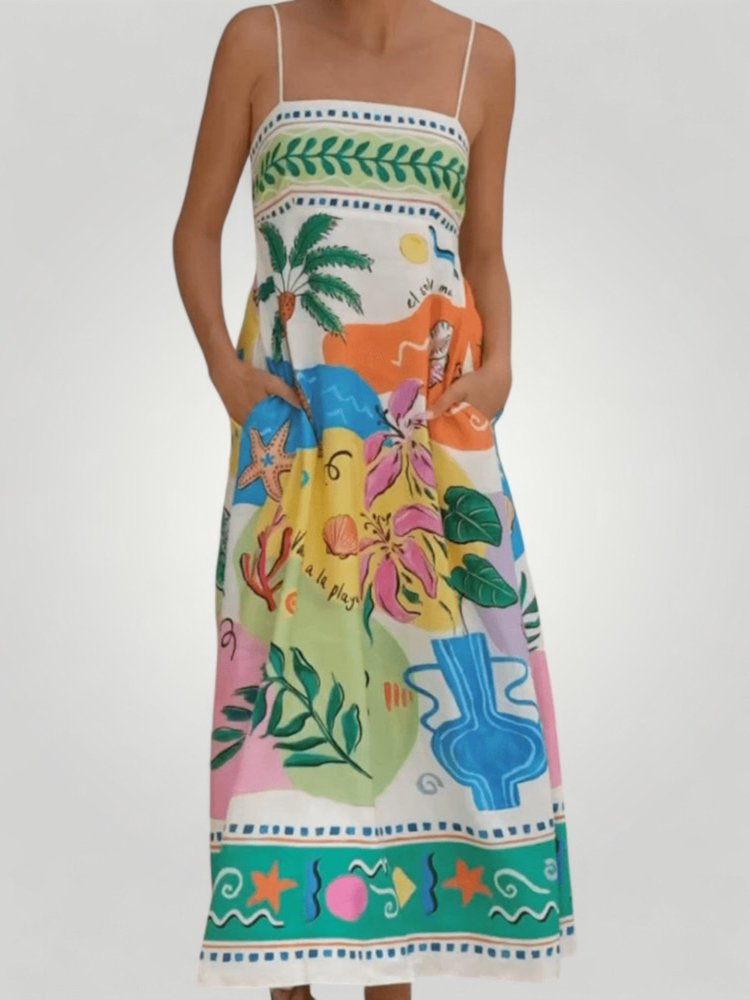 Druckkleid mit Eleganz für jeden Anlass - Nordic Boutique & Co.