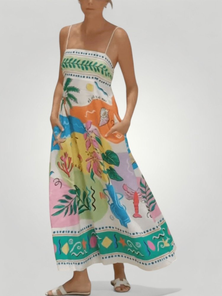 Druckkleid mit Eleganz für jeden Anlass - Nordic Boutique & Co.