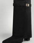 Elegante Kniehohe Stiefel mit Hohem Absatz - Nordic Boutique & Co.