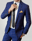 Eleganter Anzug Herren mit Ein - Knopf - Design - Nordic Boutique & Co.