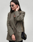Eleganter Damenblazer mit Doppelreiher für Stil - Nordic Boutique & Co.