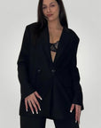Eleganter Damenblazer mit Doppelreiher für Stil - Nordic Boutique & Co.