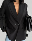 Eleganter Damenblazer mit Doppelreiher für Stil - Nordic Boutique & Co.