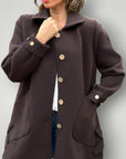 Eleganter Kaschmir Mantel für Damen mit Stil - Nordic Boutique & Co.