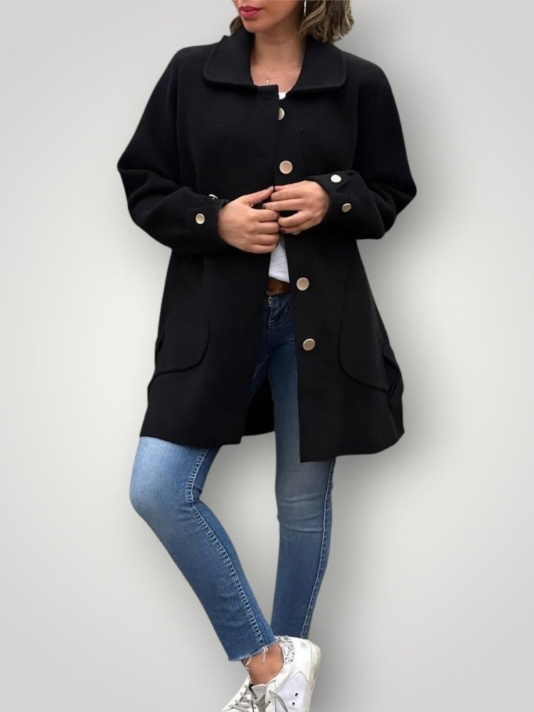 Eleganter Kaschmir Mantel für Damen mit Stil - Nordic Boutique &amp; Co.