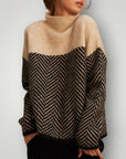 Eleganter Rollkragenpullover Damen Schwarz für Stil - Nordic Boutique & Co.