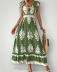 Elegantes Blütenmuster - Kleid für Hochzeitsgäste - Nordic Boutique & Co.