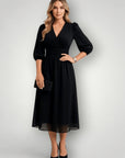 Elegantes Chiffonkleid für Hochzeitsgäste - Nordic Boutique & Co.