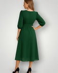 Elegantes Chiffonkleid für Hochzeitsgäste - Nordic Boutique & Co.
