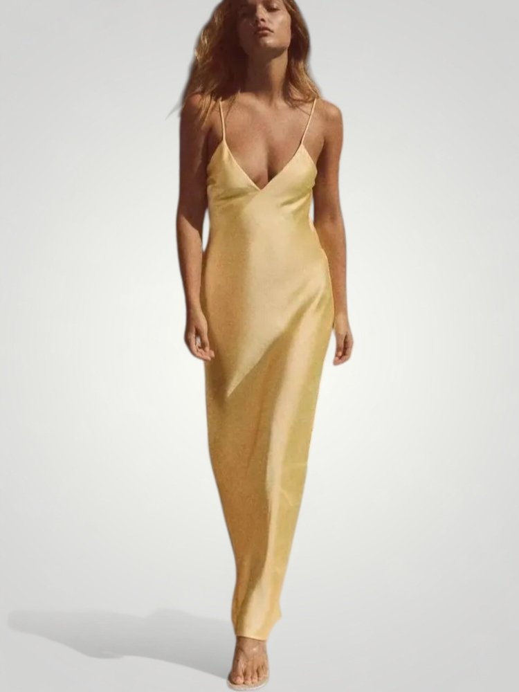 Elegantes Damenkleid mit Verführerischem V - Ausschnitt - Nordic Boutique & Co.