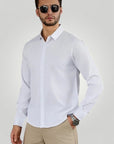 Elegantes Herrenhemd Langarm für Vielseitigkeit - Nordic Boutique & Co.