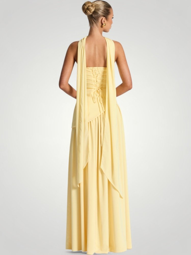 Elegantes Maxikleid mit Asymmetrischem Design - Nordic Boutique & Co.