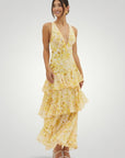 Elegantes Midi Kleid mit Chic Trägerlosem Rücken - Nordic Boutique & Co.
