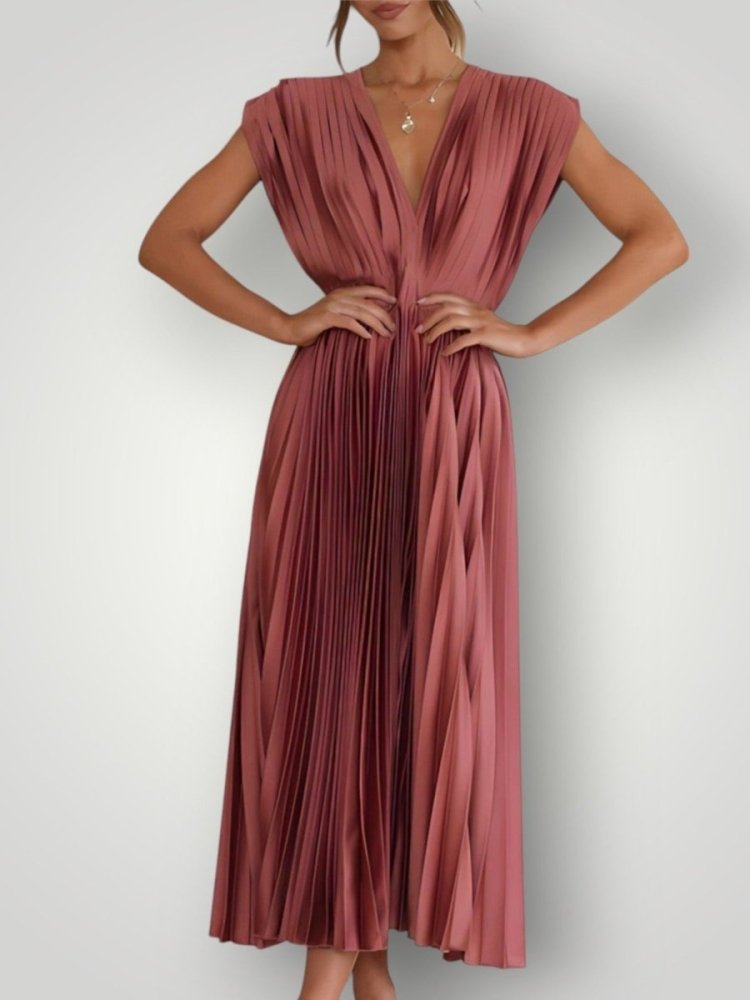 Elegantes Plisseekleid für besondere Anlässe - Nordic Boutique &amp; Co.