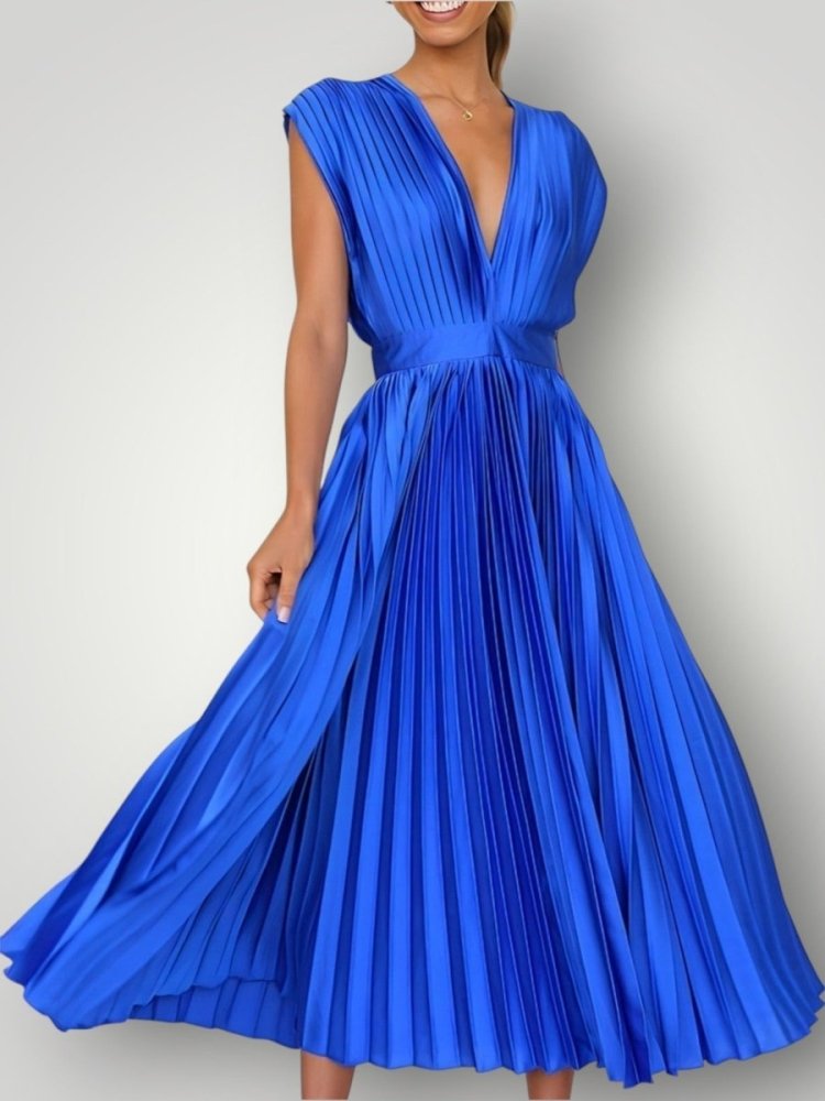 Elegantes Plisseekleid für besondere Anlässe - Nordic Boutique &amp; Co.
