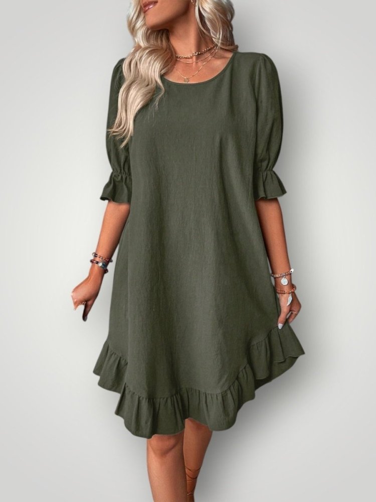 Elegantes Sommerkleid mit fließendem Schnitt - Nordic Boutique &amp; Co.