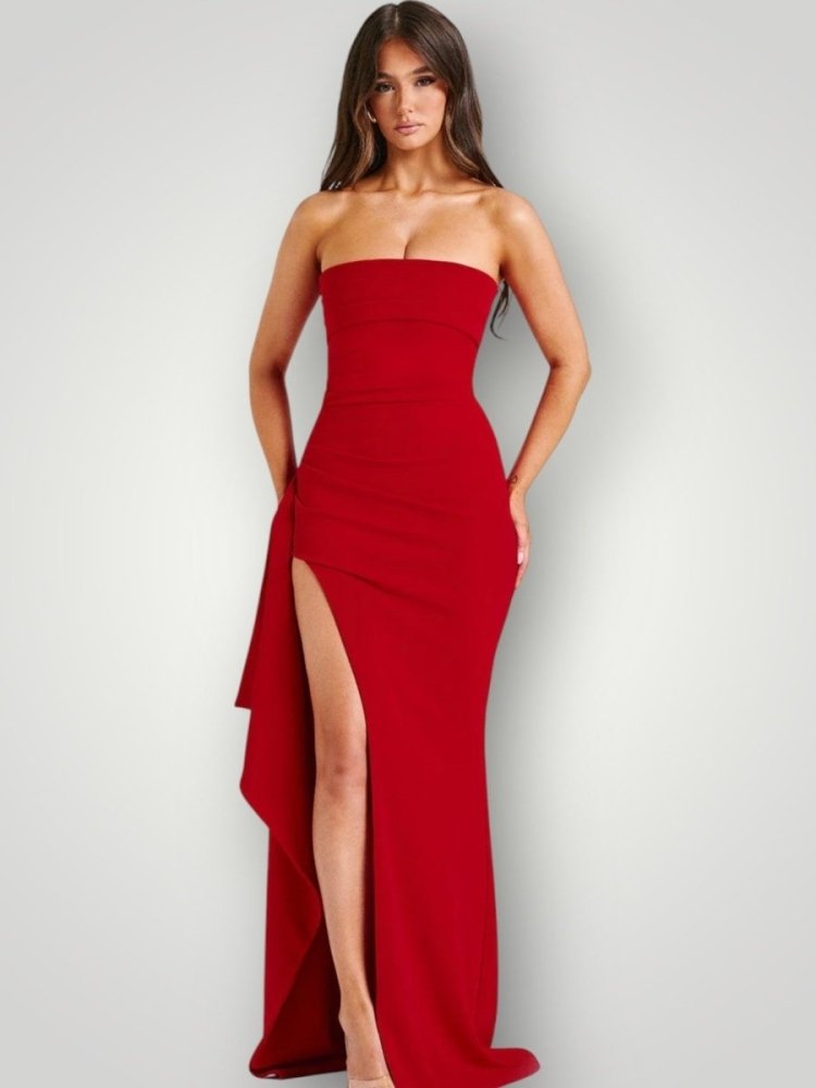 Elegantes trägerloses Maxikleid für den Sommer - Nordic Boutique &amp; Co.
