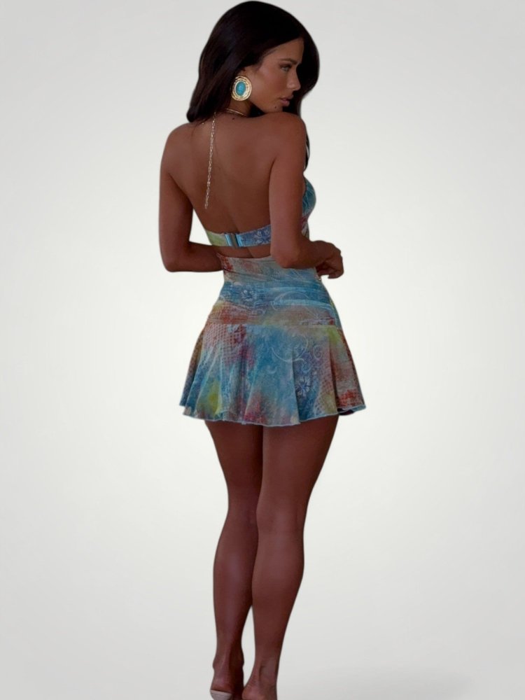 Figurbetontes Mini Kleid für Sommernächte - Nordic Boutique & Co.