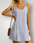 Gestreiftes Sommerkleid für Damen mit Eleganz - Nordic Boutique & Co.