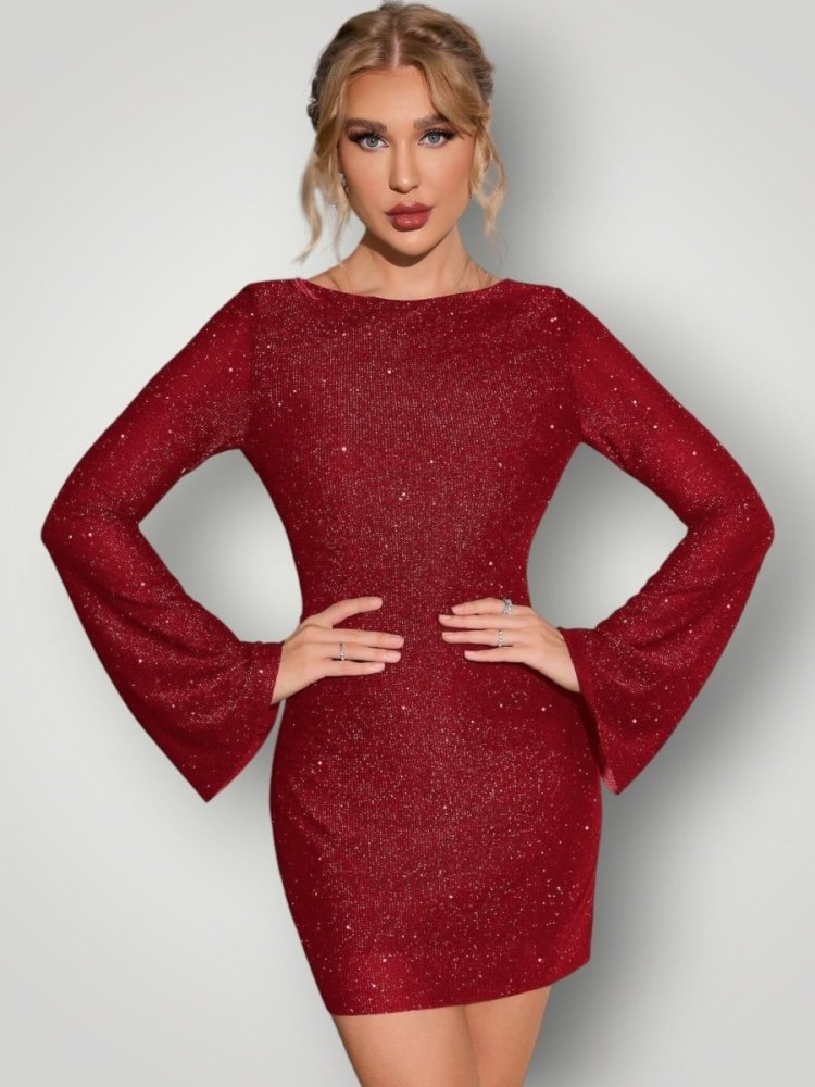Glitzerndes Cocktailkleid für Hochzeiten mit Eleganz - Nordic Boutique &amp; Co.
