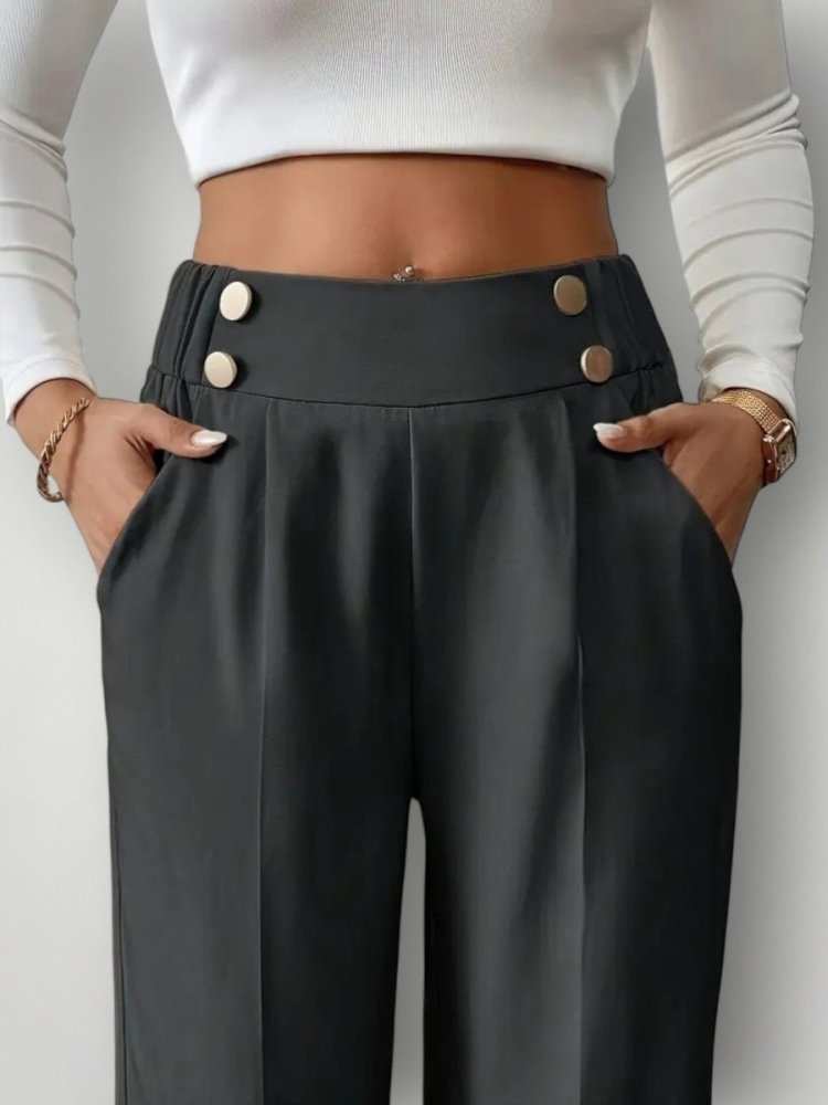 Hochtaillierte Hosen für elegante Looks - Nordic Boutique &amp; Co.
