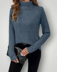 Hochtaillierter Pullover mit Stil - Nordic Boutique & Co.