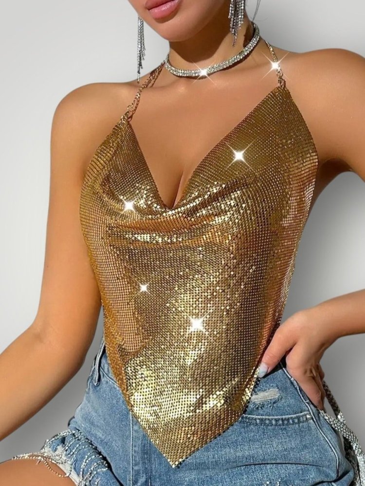 IVY | GOLD/SILBER MESH - OBERTEIL - My Store