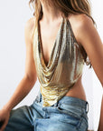 IVY | GULL/SILBER MESH OBERTEIL - Nordic Boutique & Co.