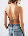 IVY | GULL/SILBER MESH OBERTEIL - Nordic Boutique & Co.