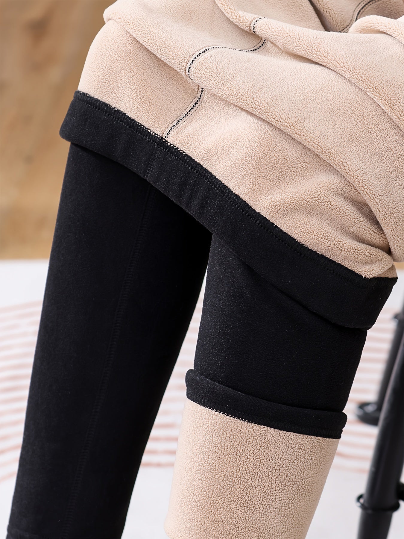 JAIMIE | WARMER SAMT LEGINGS WINTER - Nordic Boutique &amp; Co.
