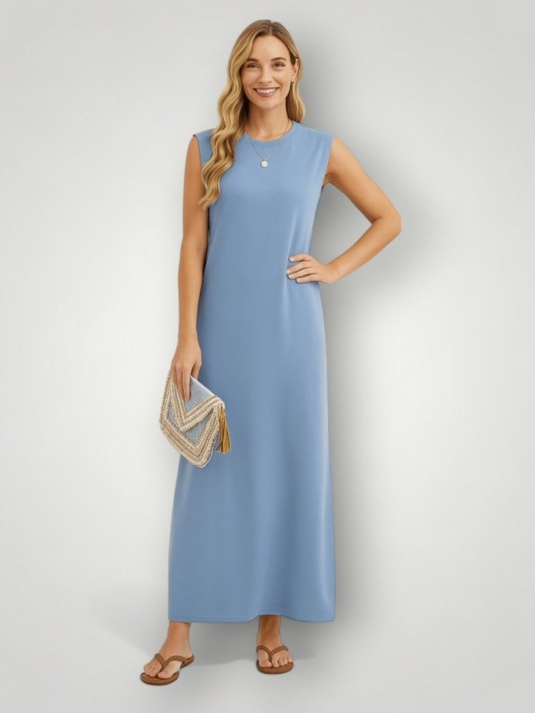 Langes Kleid mit eleganter Silhouette für Abendveranstaltungen - Nordic Boutique &amp; Co.