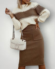 Lässiges Ripp - Set für Damen mit bequemem Schnitt - Nordic Boutique & Co.