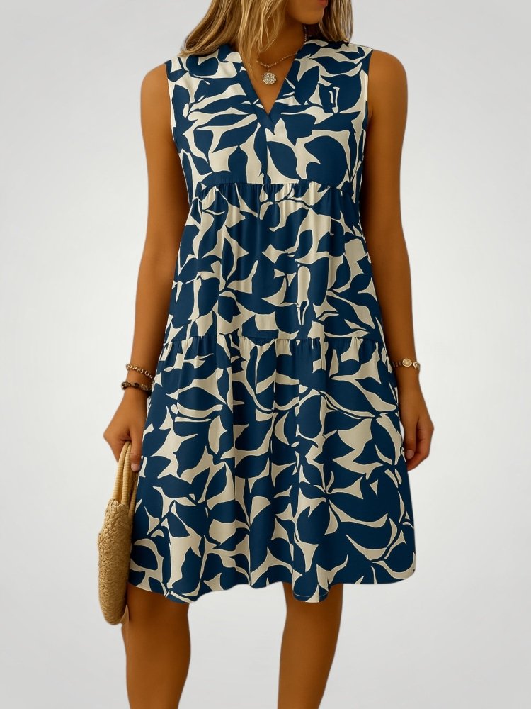 Leichtes Damenkleid mit Verspieltem Blumendesign - Nordic Boutique & Co.