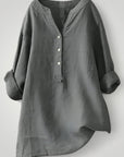 Luftige Leinenbluse Damen für Sommerkomfort - Nordic Boutique & Co.