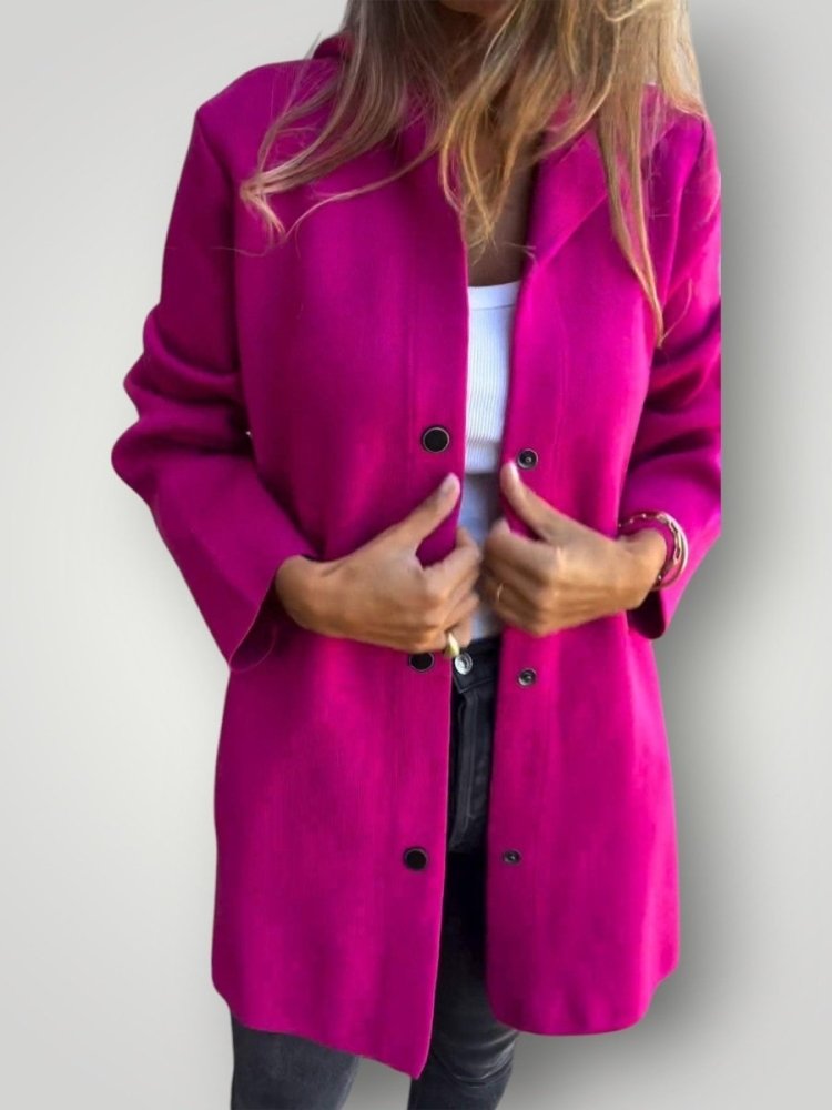 LUNA | LÄSSIGE EINKNOPF - HOODIEJACKE - My Store