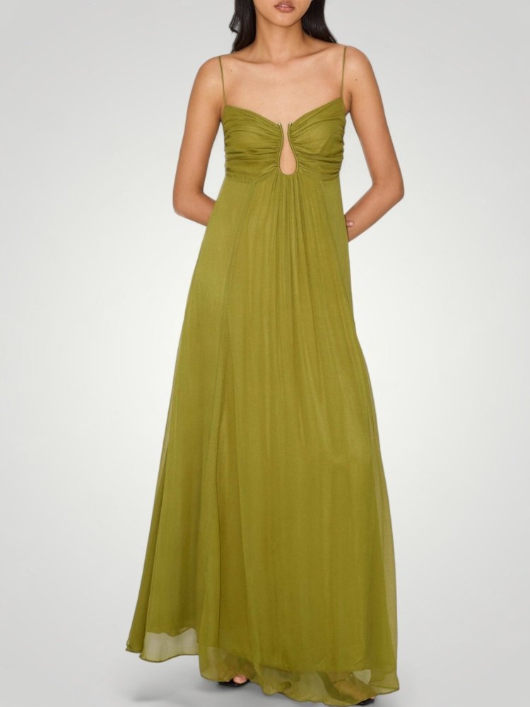 Maxikleid Sommer mit Eleganter Silhouette - Nordic Boutique & Co.