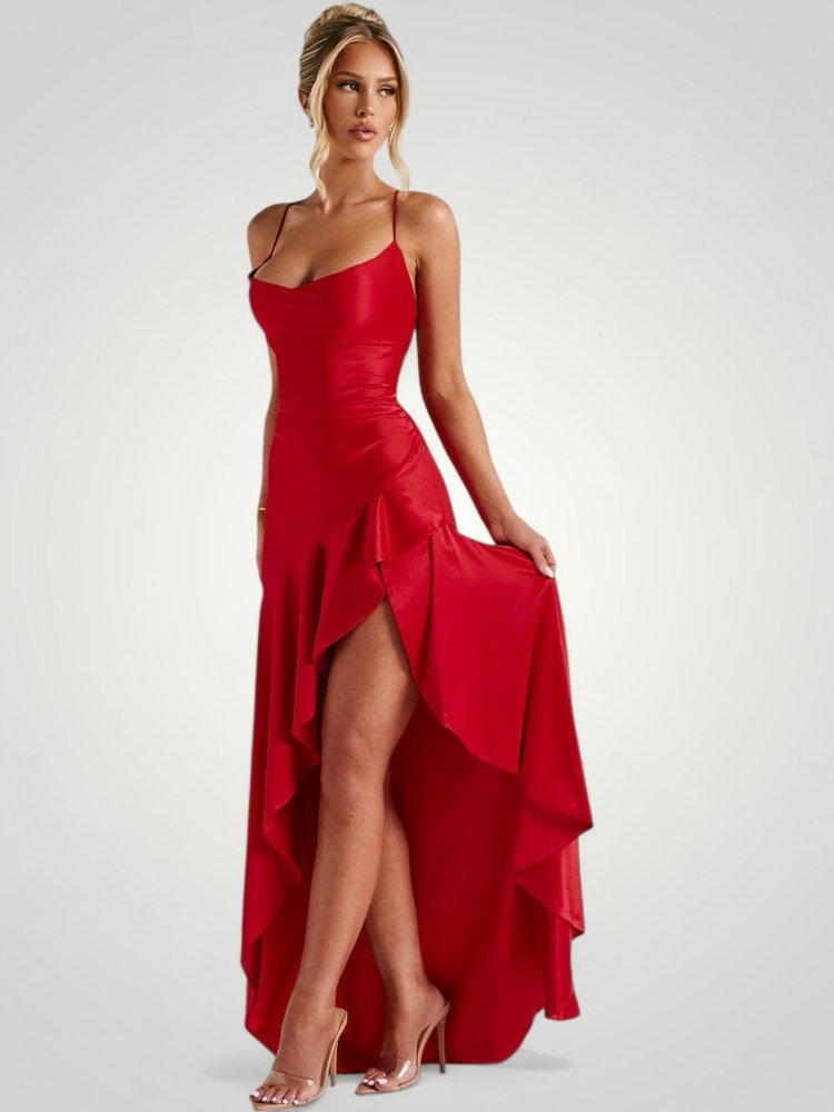 Maxikleid Sommer mit Fließendem Schnitt - Nordic Boutique & Co.