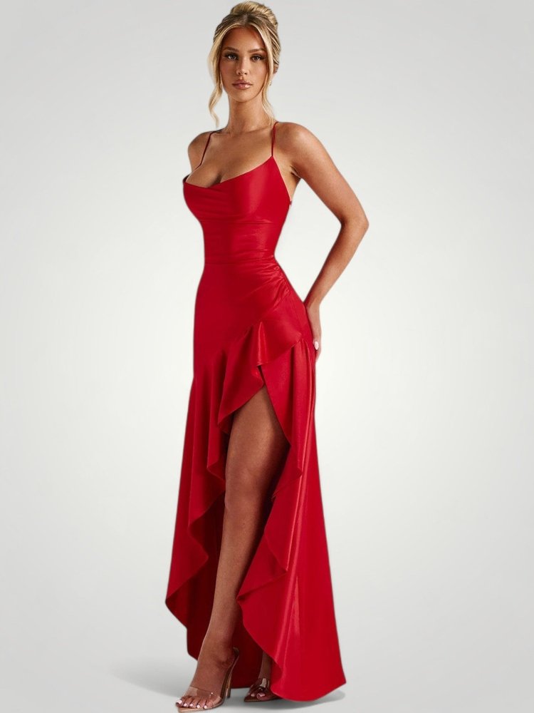 Maxikleid Sommer mit Fließendem Schnitt - Nordic Boutique & Co.