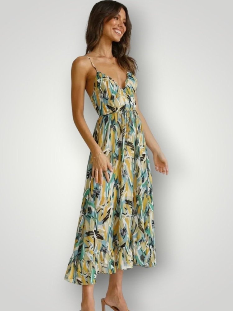 Midi - Kleid mit eleganter Silhouette für jeden Anlass - Nordic Boutique &amp; Co.