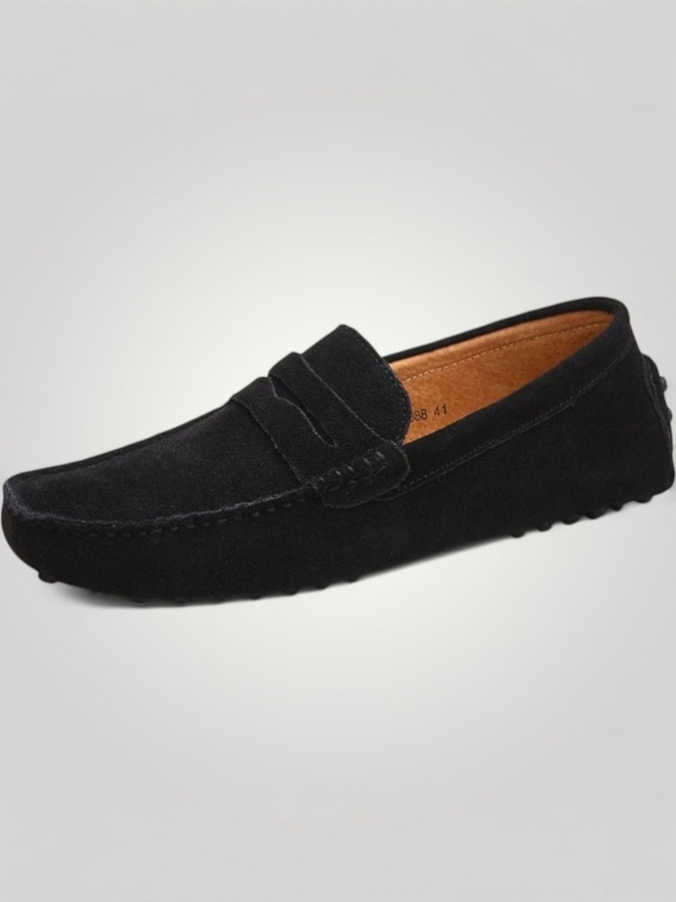 Mokassins Herren Schwarz mit Bequemer Passform - Nordic Boutique &amp; Co.