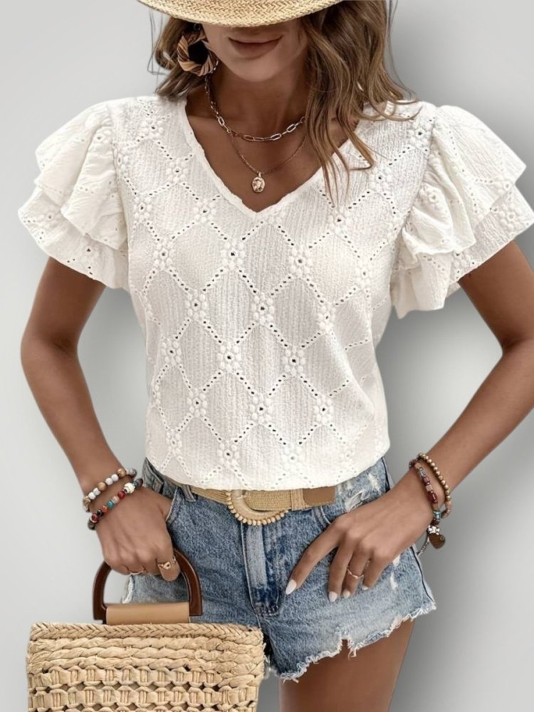 OTELIA | BLUSE MIT VOLANTS - My Store