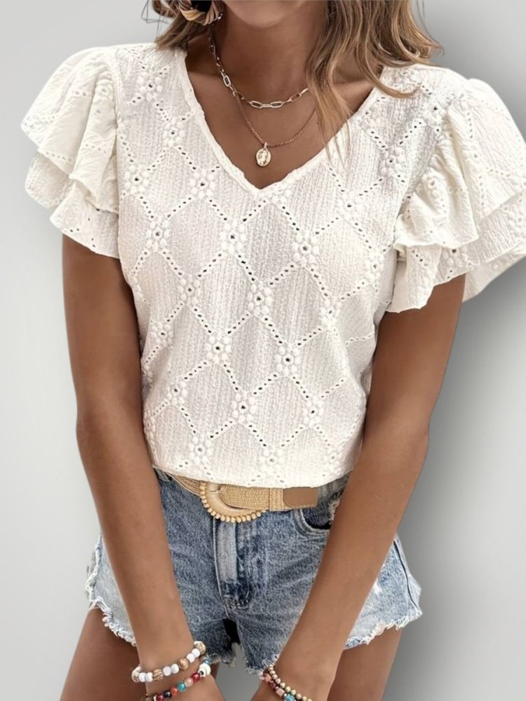 OTELIA | BLUSE MIT VOLANTS - My Store